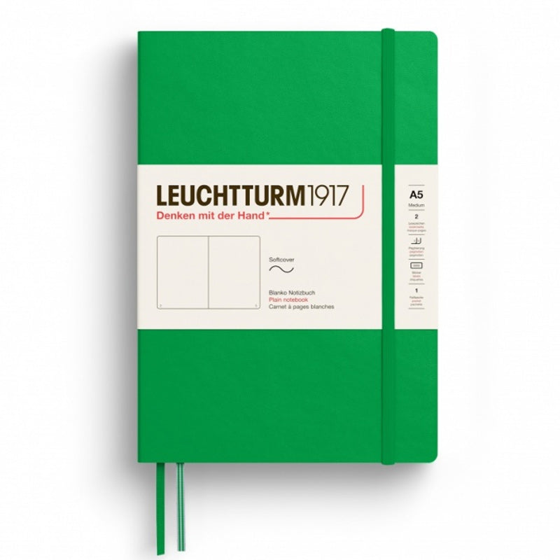 CAIET A5 VELIN COPERTA FLEXIBILA VERDE PRIMAVARATIC LEUCHTTURM CAIET A5 VELIN COPERTA FLEXIBILA VERDE PRIMAVARATIC LEUCHTTURM